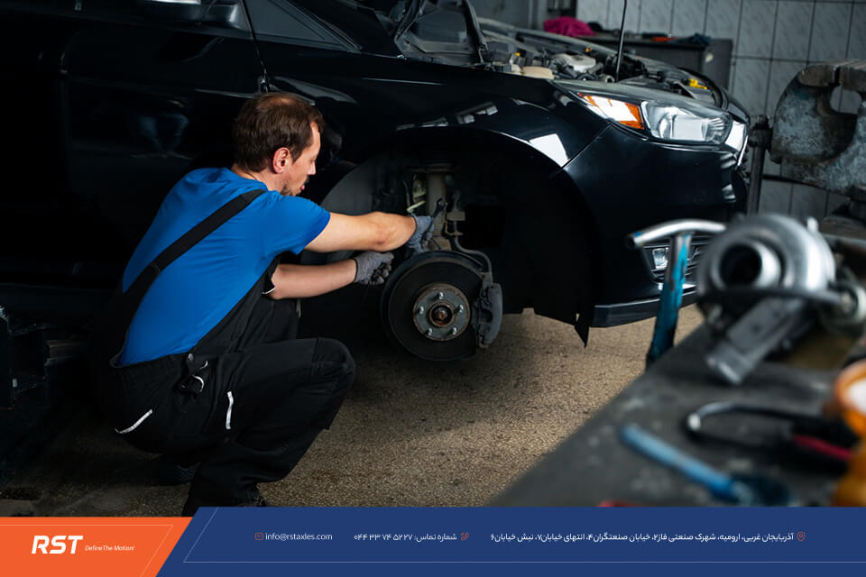 نشانه های خراب شدن محور تریلی